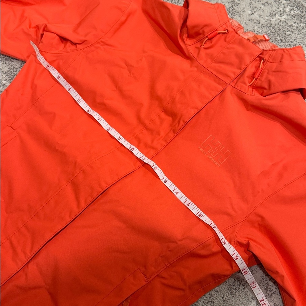 Helly Hansen Seven J Rain Jacket -Tangerine color- Size S/P - Picture 7 of 9